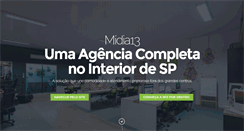Desktop Screenshot of midia13.com.br