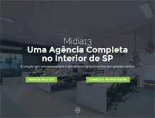 Tablet Screenshot of midia13.com.br